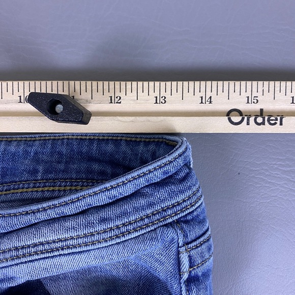 Buckle Black  Skinny Jeans Women's 26 Fit No. 53 Blue Ankle Distressed *Flaw* - Picture 5 of 13